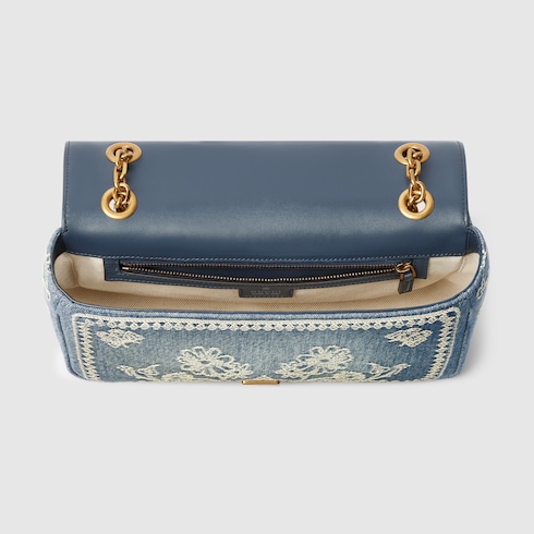 GG Marmont embroidered medium shoulder bag