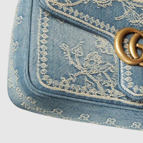 GG Marmont embroidered medium shoulder bag
