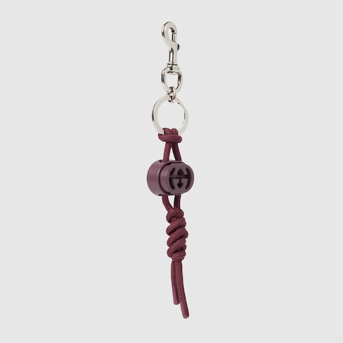 Keychain with Interlocking G Detail 4