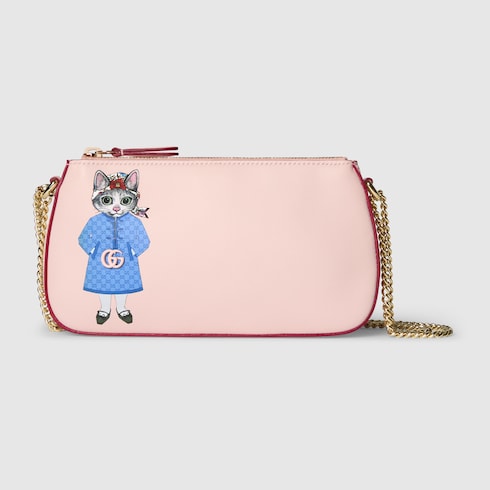 日本限定！GUCCIｘヒグチユウコ スモール ショルダーバッグ 日本限定 ヒグチユウコ スモール ショルダーバッグペールピンク