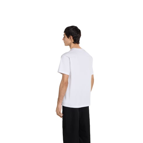 T-shirt in jersey di cotone con ricamo