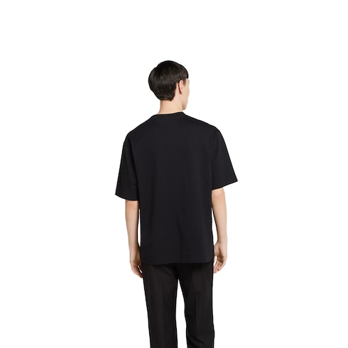 Printed cotton jersey T-shirt
