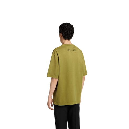 Printed cotton jersey T-shirt