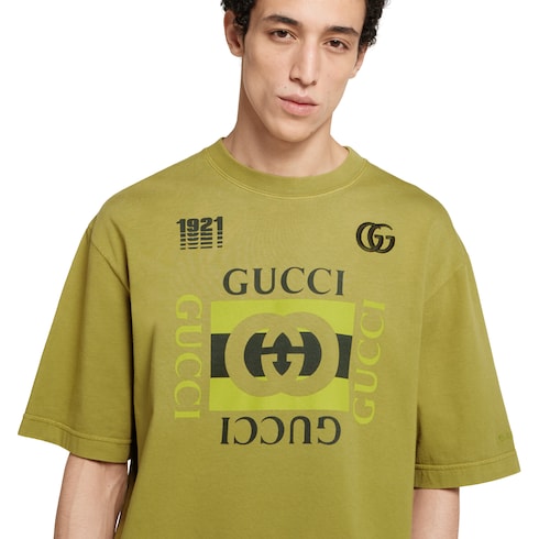 Printed cotton jersey T-shirt