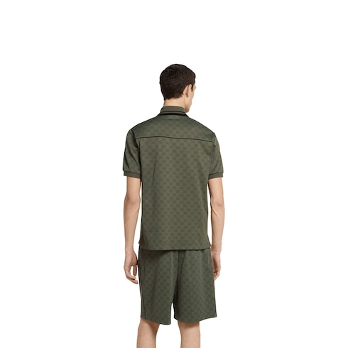 GG jersey jacquard polo shirt