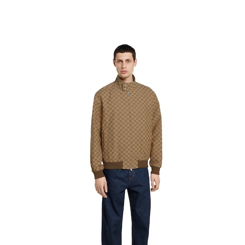 Blouson aviateur en toile GG