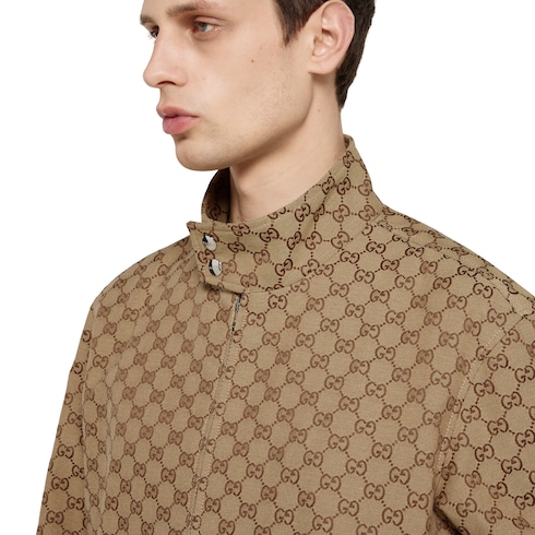 GG canvas bomber jacket
