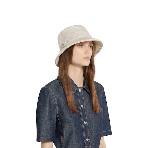 Cotton fedora with Double G