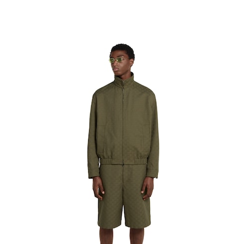 GG canvas bomber jacket
