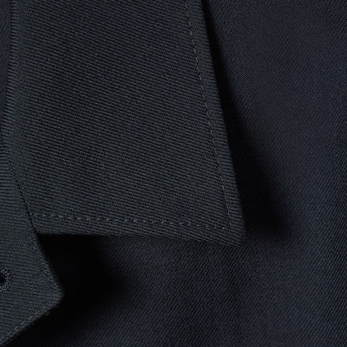 Giacca in twill misto lana con ricamo