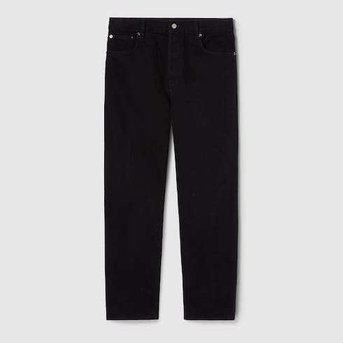 Cropped slim denim pant