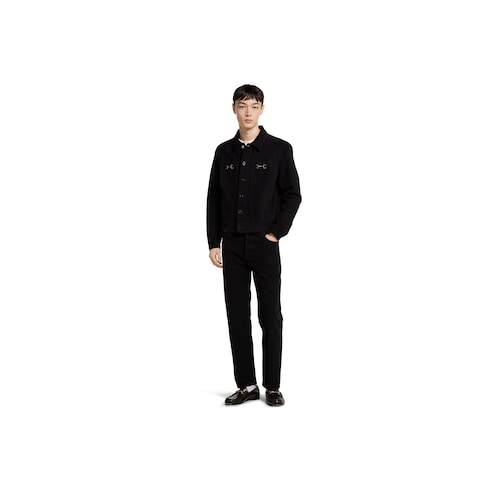 Cropped slim denim pant