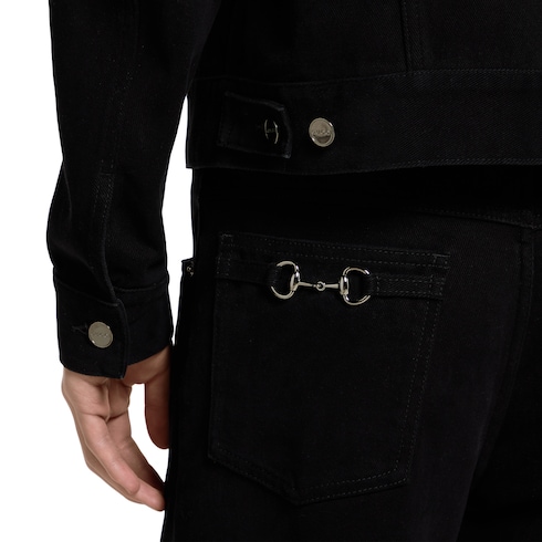 Cropped slim denim pant