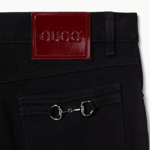 Cropped slim denim pant