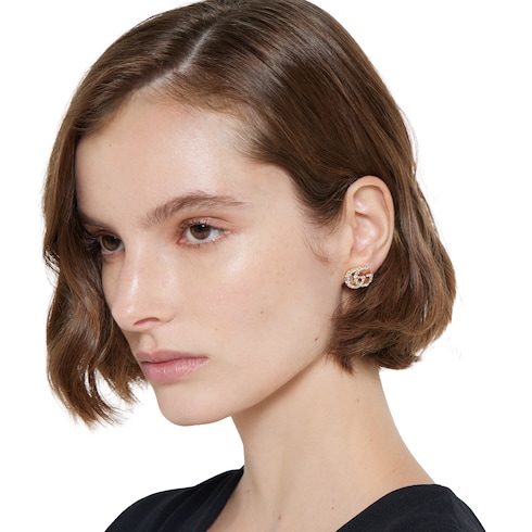GG Marmont crystal earrings