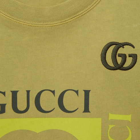 Printed cotton jersey T-shirt