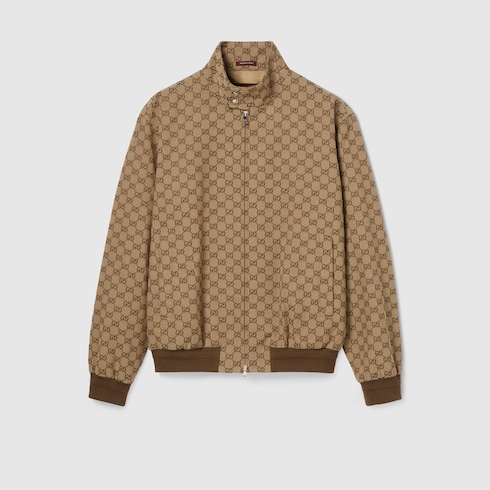 GG canvas bomber jacket