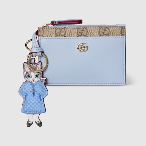 Yuko Higuchi bi-color key pouch
