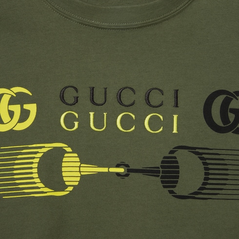 Printed cotton jersey T-shirt