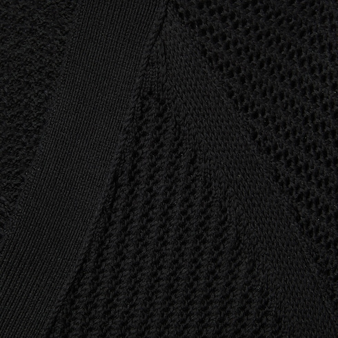 Cardigan in maglia di cotone con nastro Web