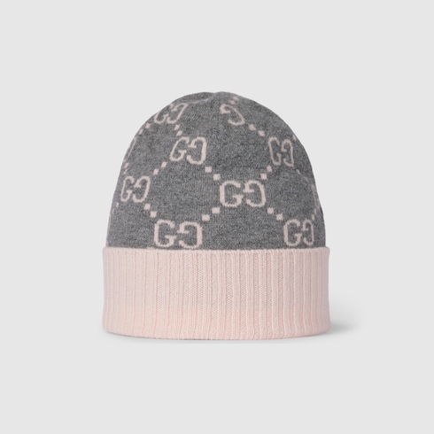 Mütze aus GG Kaschmirjacquard