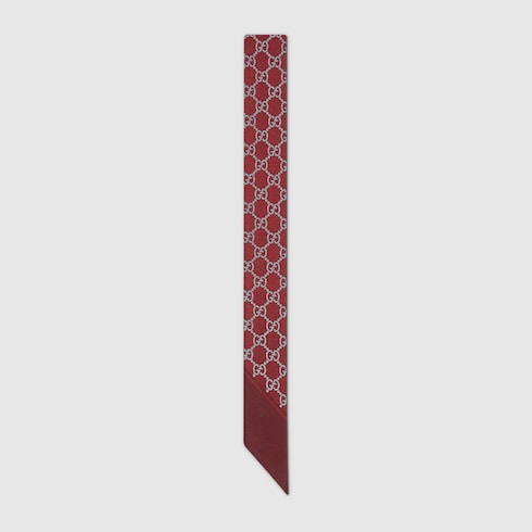 Printed silk ribbon