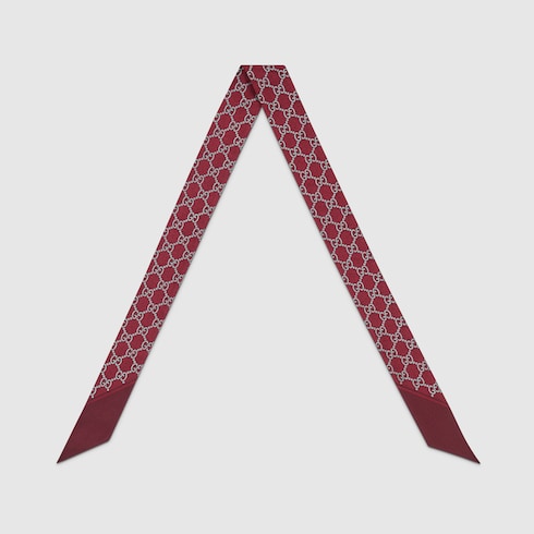 Printed silk ribbon