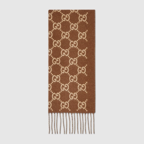 GG cashmere scarf