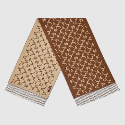 GG cashmere scarf
