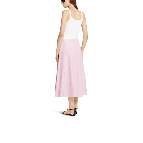 Gucci cotton fil coupé skirt