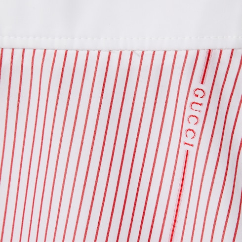 Gonna in cotone fil coupé Gucci