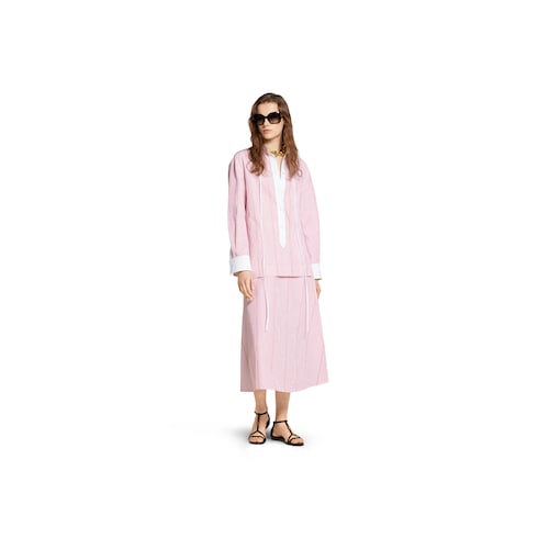 Camisa de fil coupé de algodón Gucci
