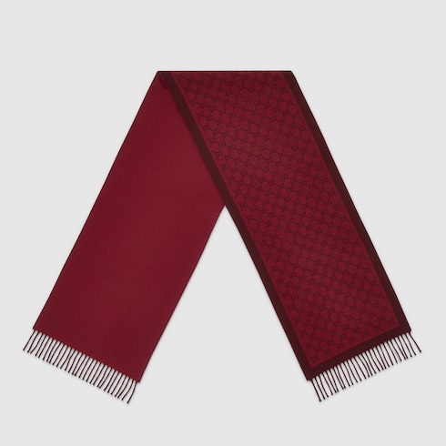 GG wool scarf