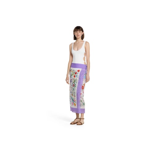 Pareo in cotone stampato