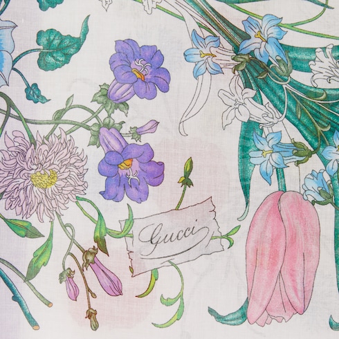 Pareo aus Baumwolle mit Print
