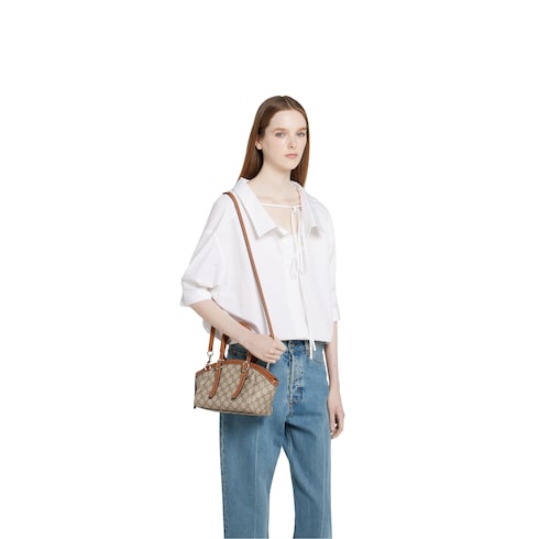 GG Emblem small top handle bag Detail 4