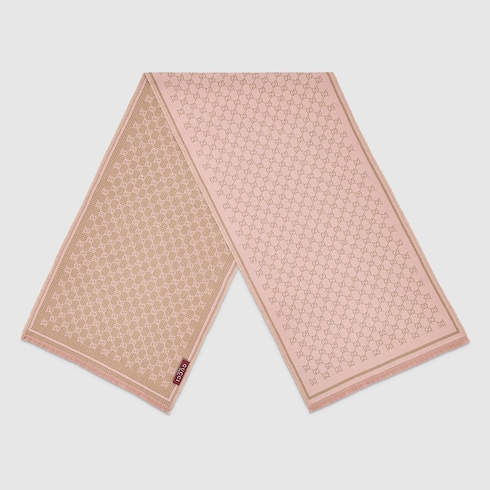 Écharpe en laine GG