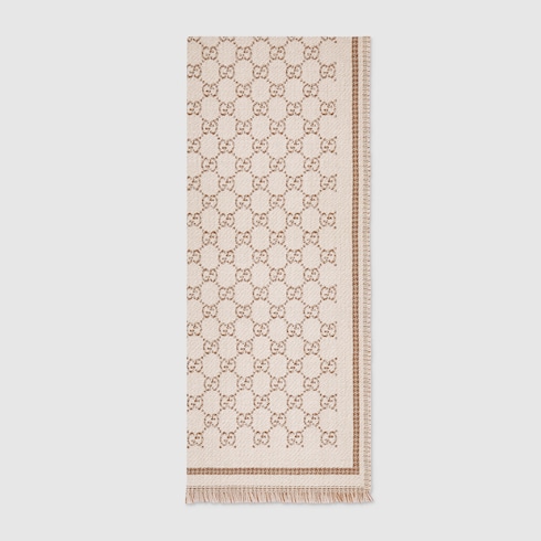 GG wool scarf