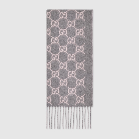 Bufanda de cashmere con GG
