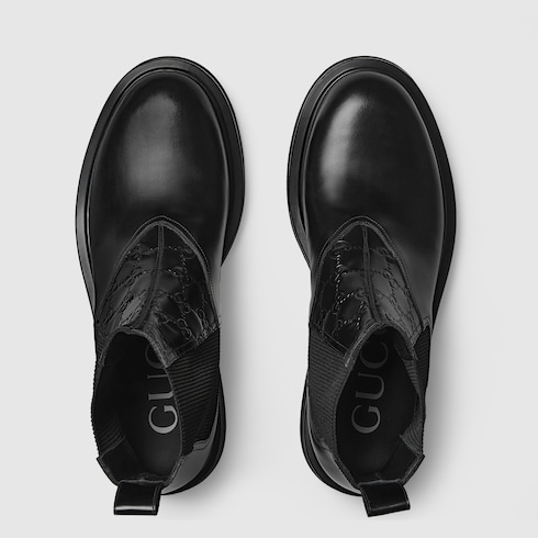 Men's ankle boot with GG detail