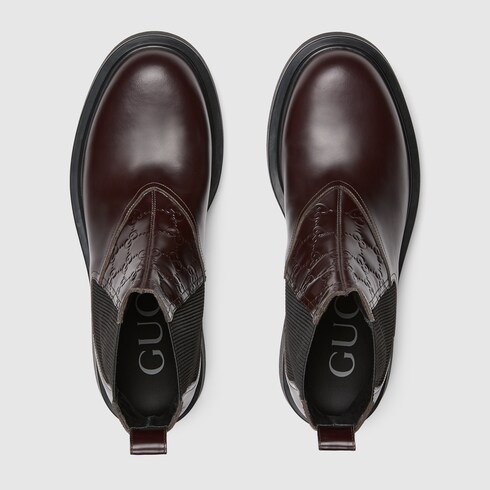 Chaussures montantes avec détail GG pour homme