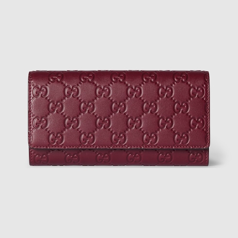 GG Emblem continental wallet
