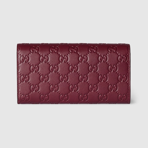 GG Emblem continental wallet