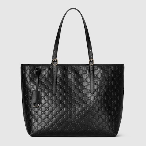 GG Emblem large tote bag
