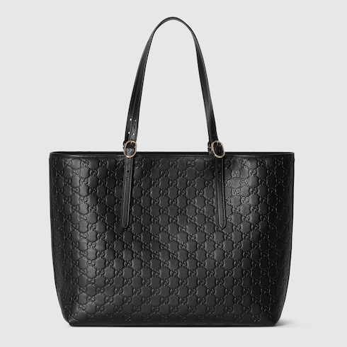 GG Emblem large tote bag