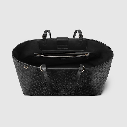 GG Emblem large tote bag