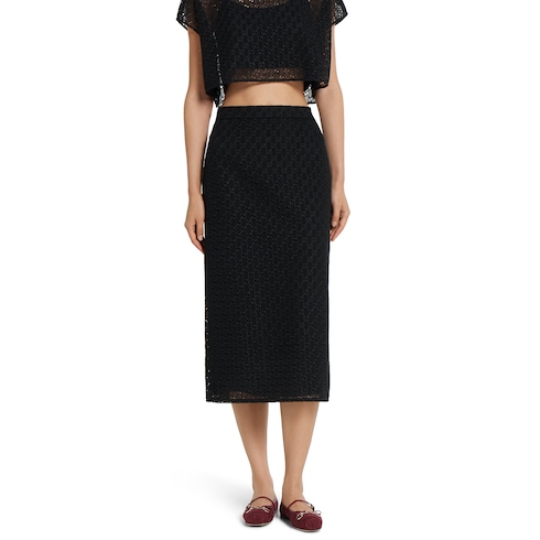 GG macramé skirt