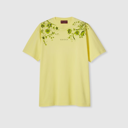 T-shirt in jersey di cotone morbido con stampa
