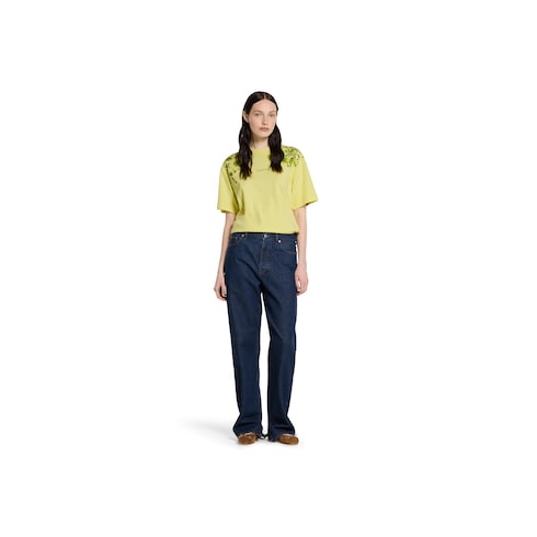 Soft cotton jersey T-shirt with print
