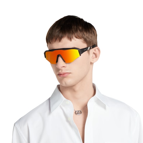 Mask-shaped sunglasses